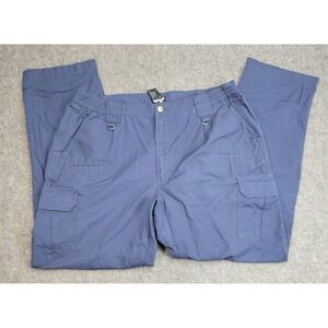 CQR Cargo Pants Mens 40x34 Navy Blue Ripstop Hiking Outdoor Tactical Utility